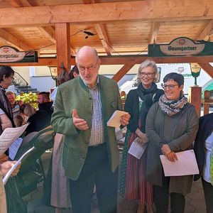 Erwin dankt im Namen des Chores