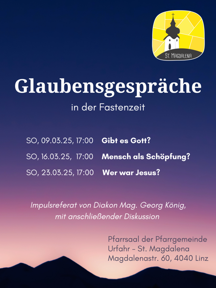 Einladung Glaubensgespräche