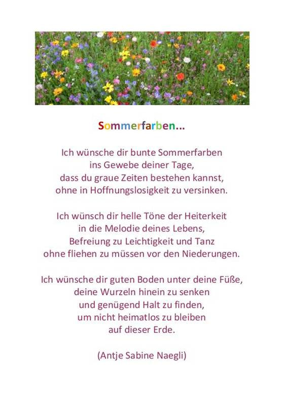 Sommergedanken